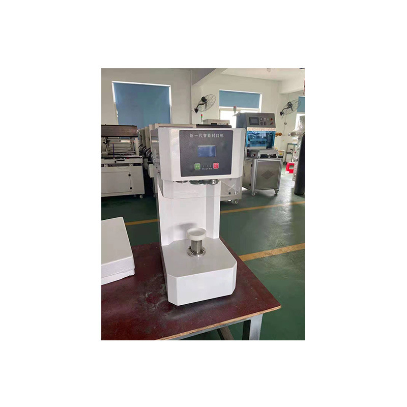 Máquina automática de sellado de latas de tira para llevar bebida enlatada de té de leche botella de plástico máquina de sellado de latas de hierro máquina de sellado de latas
