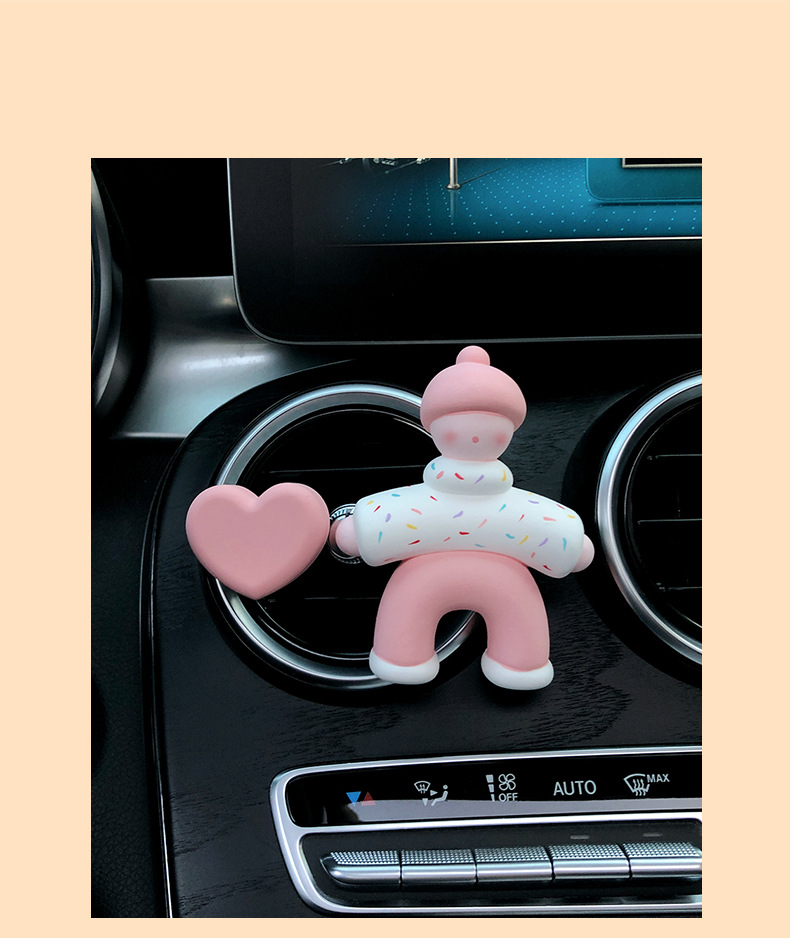 2025 New Villain Car Aromatherapy Car Perfume Air Vent Decoration Diffusing Stone Car Interior Ornament for Women