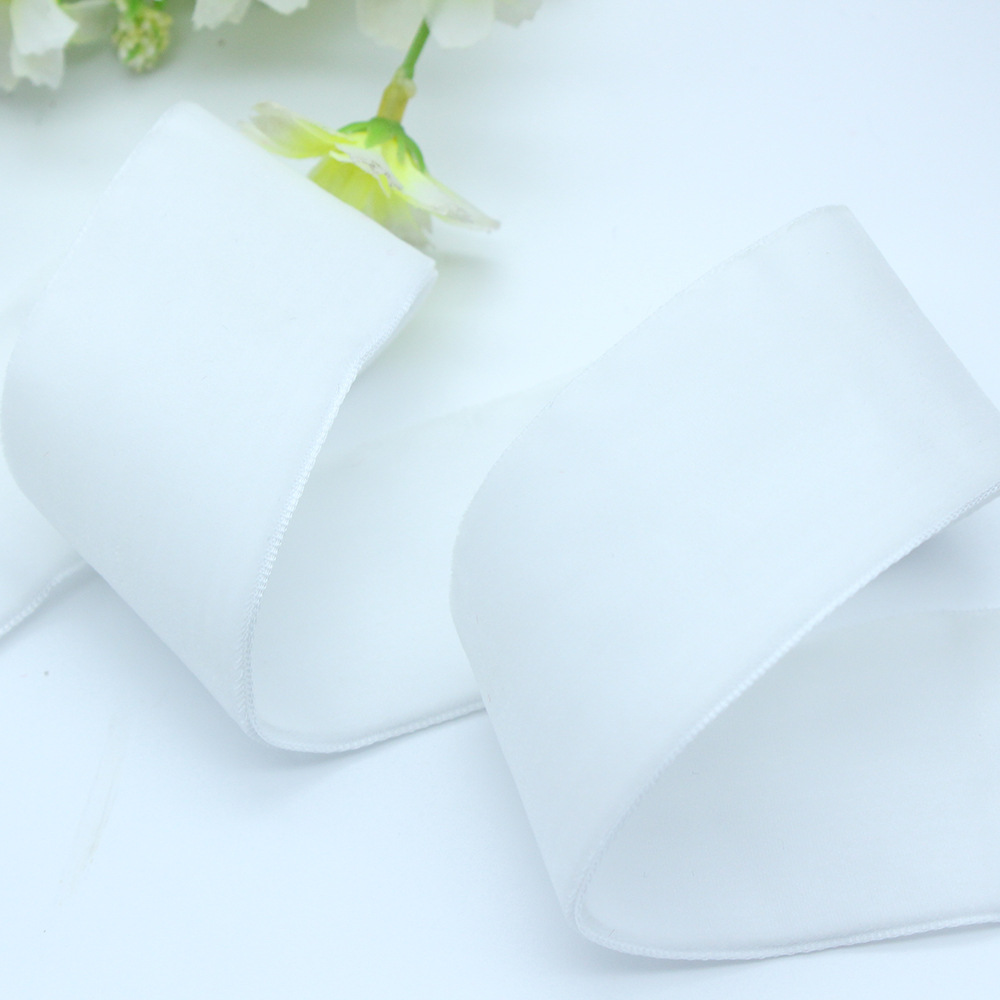 3.8 / 4cm cinta de terciopelo de doble cara empaque caja de regalo joyería pastel de flores cinta de arco