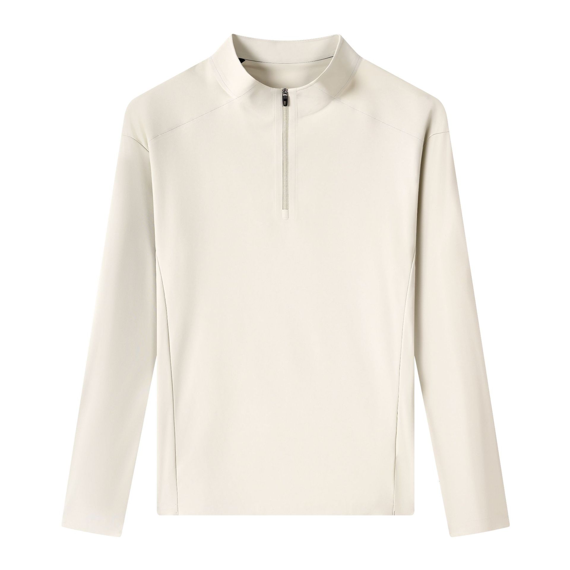 Autumn and winter outdoor stand-up collar pullover half-zip inner top, casual sports long-sleeve sweatshirt for men and women, can be printed with logos