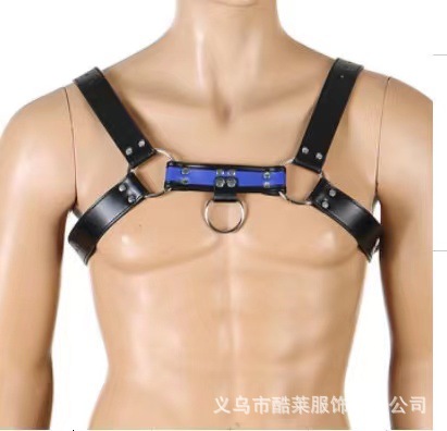 Europa y Estados Unidos transfronterizos cuero amplio amor bondage correa de ropa remaches hombres negocios hegemónico ocio JJ anillo tendencia universal