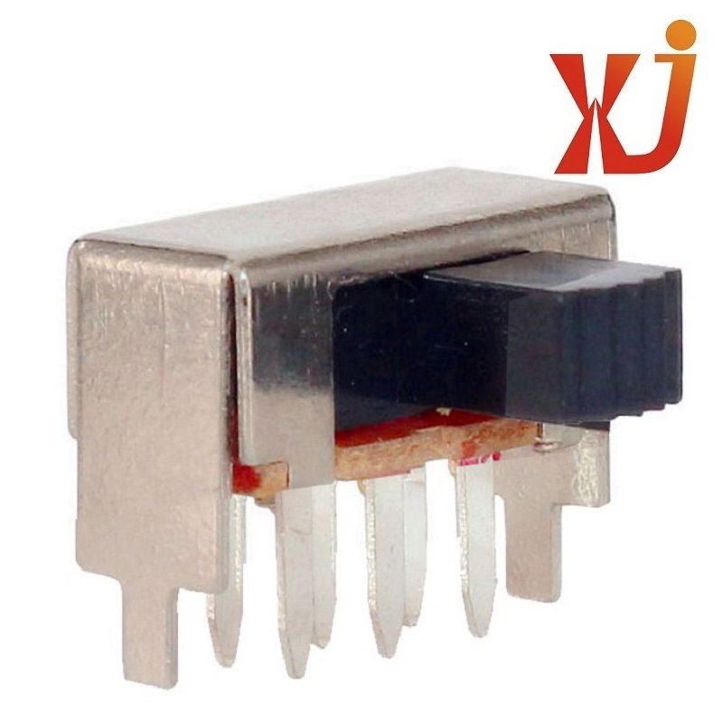 厂家供应2档拨动开关侧拨  二段滑动开关回流焊 两档拨码开关侧面