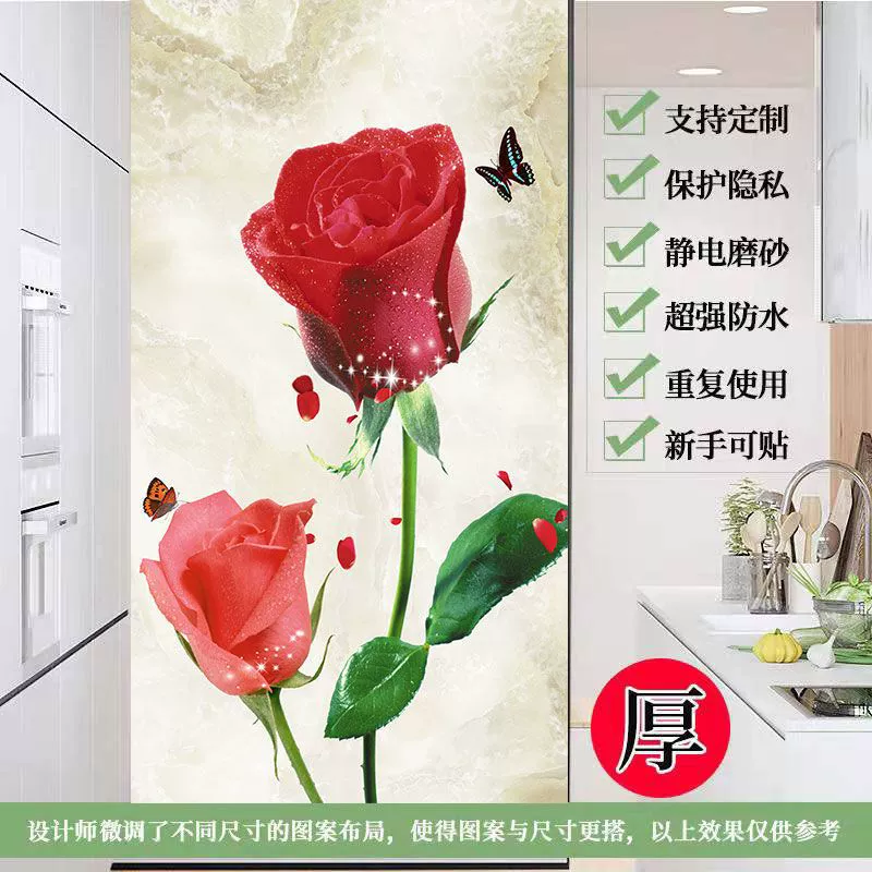 Glass window stickers, electric matte sticker, transparent protective underware