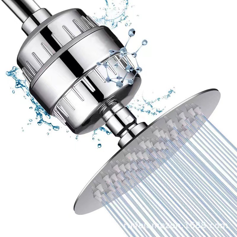Comercio transfronterizo de 6 pulgadas boquilla de ducha de ducha presurizada boquilla de ducha galvanizada completa boquilla de ducha de ducha pequeña cabeza de ducha baño baño