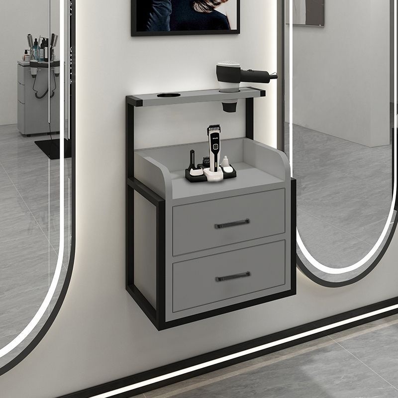 Gabinete de herramientas de peluquería tabla de corte de pelo especial de salón de peluquería tipo pared cabinet de herramientas de peluquería estante de artículos de corte de pelo