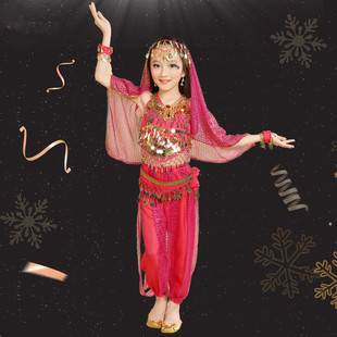 New Kidsren's Belly Dance Costumes, New Girls' Indian Dance Costumes, Kidsren's Dance Suits, Ethnic Dance Costumes