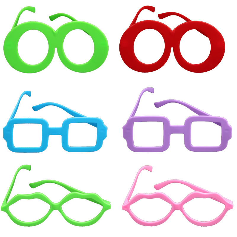 Spot al por mayor montura de gafas fiesta de disfraces fiesta fiesta fiesta gafas decorativas sin lentes image 3