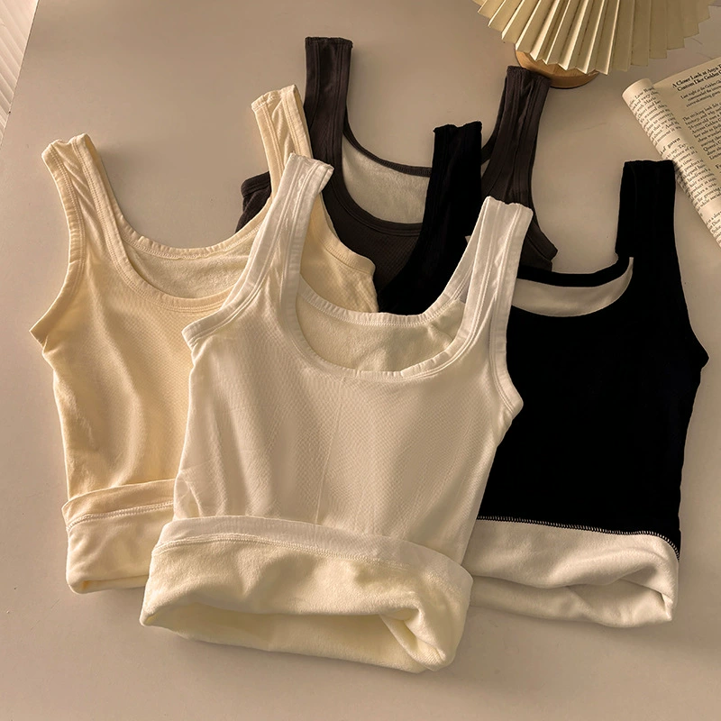 Осенний и зимний теплый жилет женский бархат утолщенный резьба