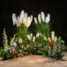 芦苇草仿真仿生插花绿植物假花假草装饰室内店铺橱窗户外造景摆件