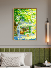 自油自画 数字油画diy填色画画成人手工手绘涂色油彩画 初夏泛漫