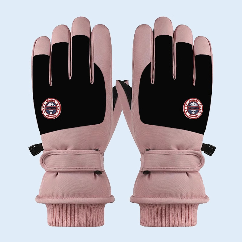 Guantes de esquí para hombres de invierno para montar en invierno Harbin noreste de equipos de frío caliente para hombres a prueba de viento pantalla táctil frío