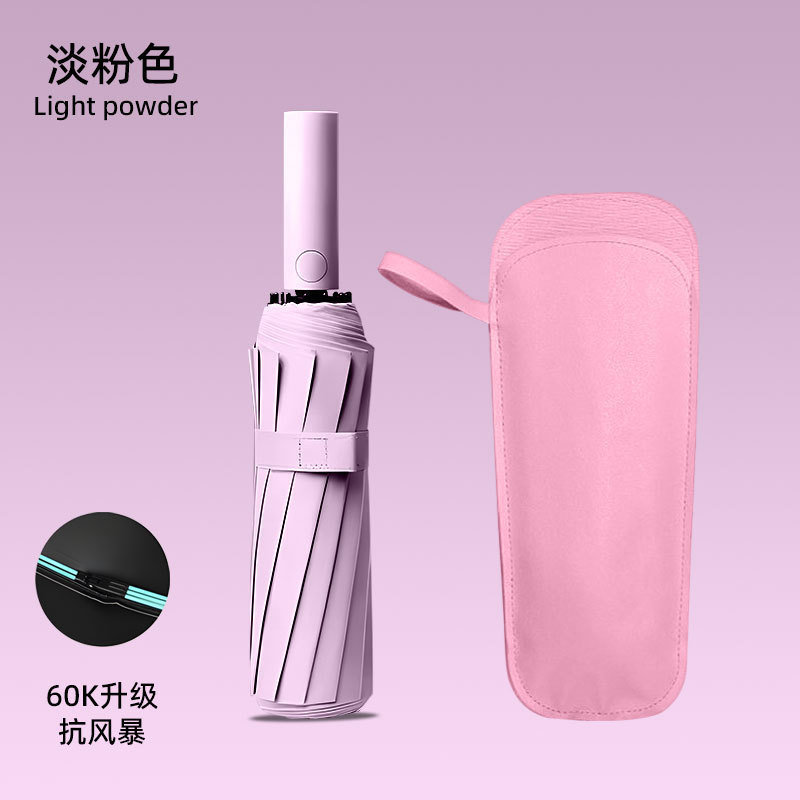 雨伞60骨自动大号森系女学生折叠伞韩版双人防晒晴雨两用太阳伞|undefined