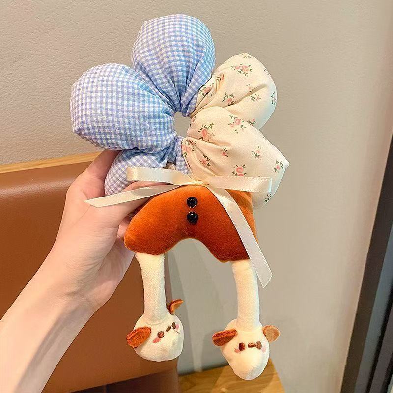 漫画人形ぬいぐるみレッサーパンダヘアピンサイドクリップ大型BBクリップヘアアクセサリーヘアピンメイクアップクリップぬいぐるみ|undefined