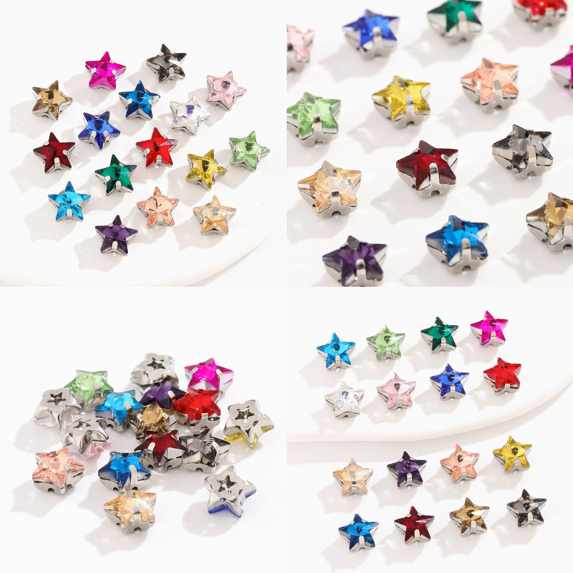Hand-sewn five-pointed star claw drill