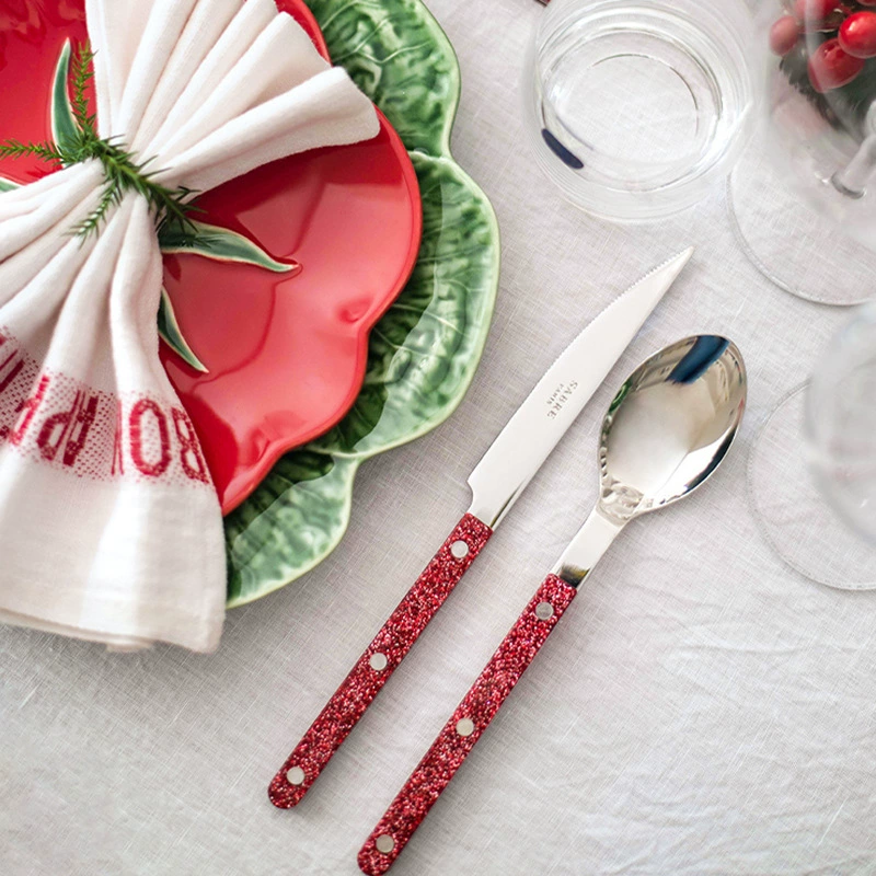 [Официальный подлинный] Франция импортировала сабре Paris западную посуду высокого класса из нержавеющей стали нож и вилка ложка