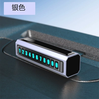License Plate Aluminum Alloy Dashboard: Nömrəli dayanma kartı