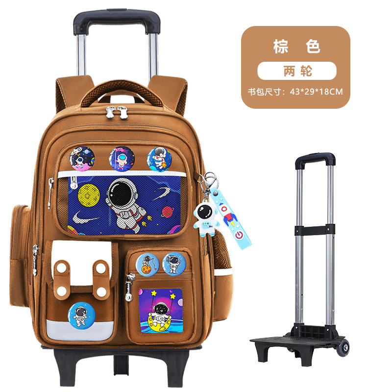 2026 nueva mochila escolar de tirón para estudiantes de primaria 23456 grados mochila de hombro