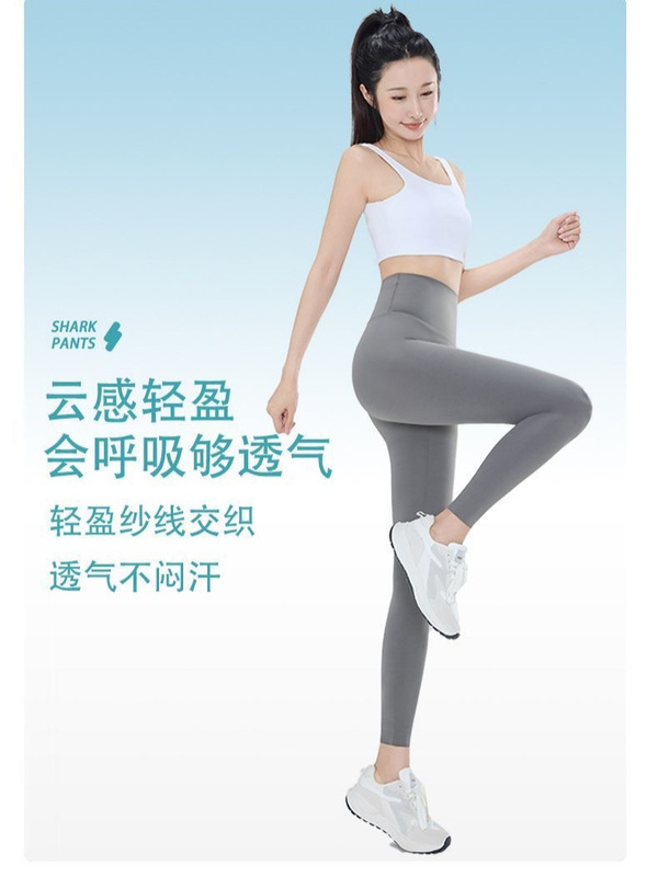 2025 夏ナイロンミルクスキンサメパンツ女性の夏のアウターウェアアイスシルク日焼け止めパンツ超薄型おなかコントロールボトミングバービーパンツ|undefined