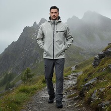 Z 44588 Waterproof Hooded Jacket Casual ���e�Bñ�A�� ��