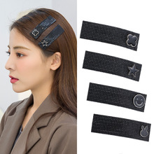 抖音爆款韩国东大门网红气质水钻发夹刘海夹侧边夹碎发整理发卡女