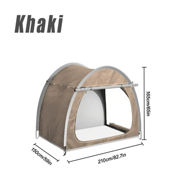 Avtomobil dam çadırları, Outdoor Lightweight Bicycle Dustproof - large-khaki-oxford-cloth-210150165cm-1-2-vehicles