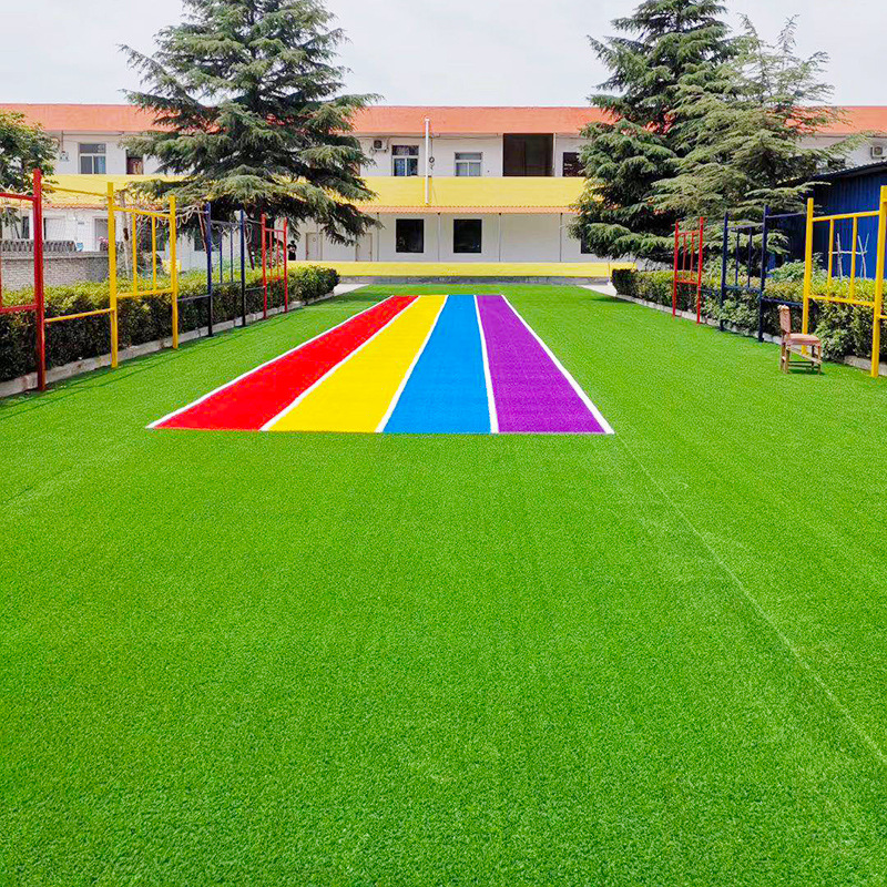 Simulated lawn, artificial turf, plastic fake carpet, kindergarten, artificial roof green plants, outdoor engineering enclosure decoration