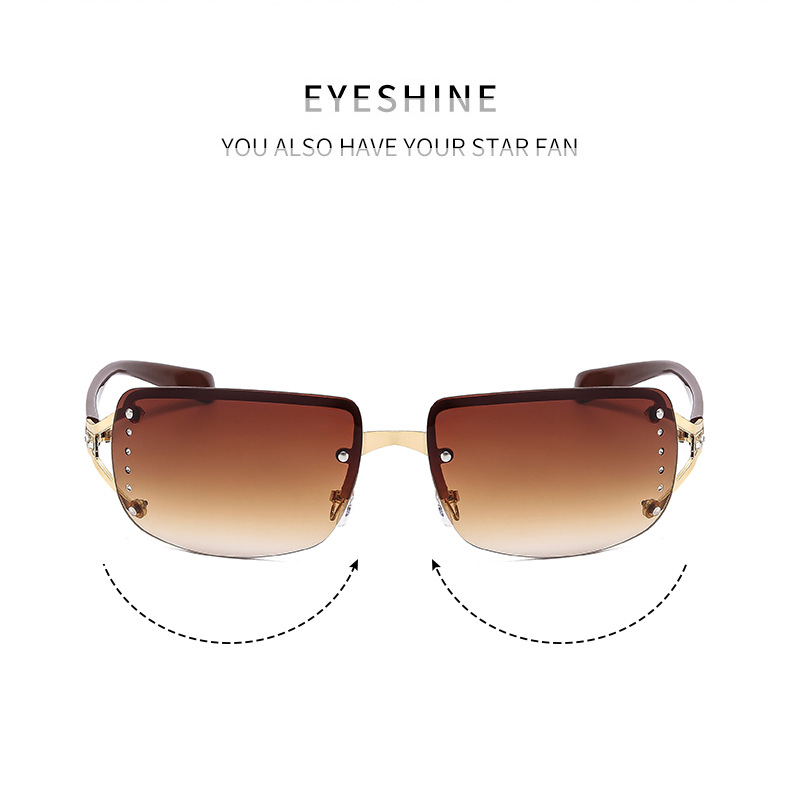 Y2k Square Sunglasses With Diamante Detail For Women_voghion.com