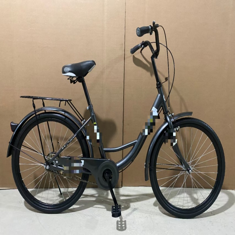 20寸24寸26寸淑女车城市休闲户外通勤实心胎自行车复古复古风