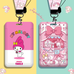 Student campus card holder with lanyard ID holder bus subway card holder work permit meal card access card school badge wholesale