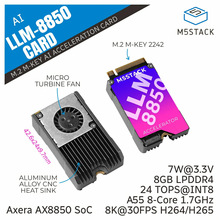 �ٷ�M5Stack LLM-8850 Card ���d Axera AX8850 SoC ��AI���ٿ�