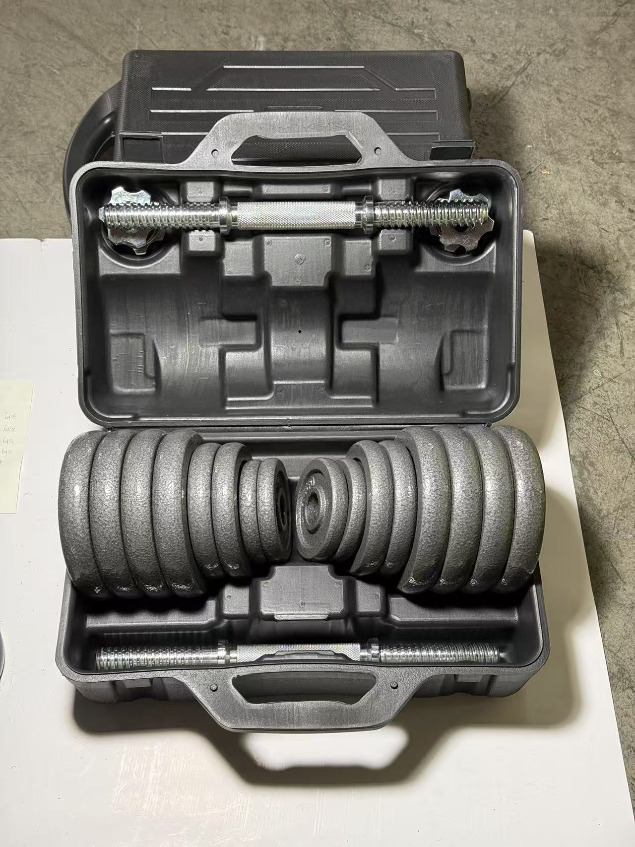 Erkekler ve kadınlar için ayarlanabilir ağırlıklı dambıllar, evde kullanım için boyalı dökme demir halter seti, toptan kalınlaştırılmış bar spor fitness ekipmanları.