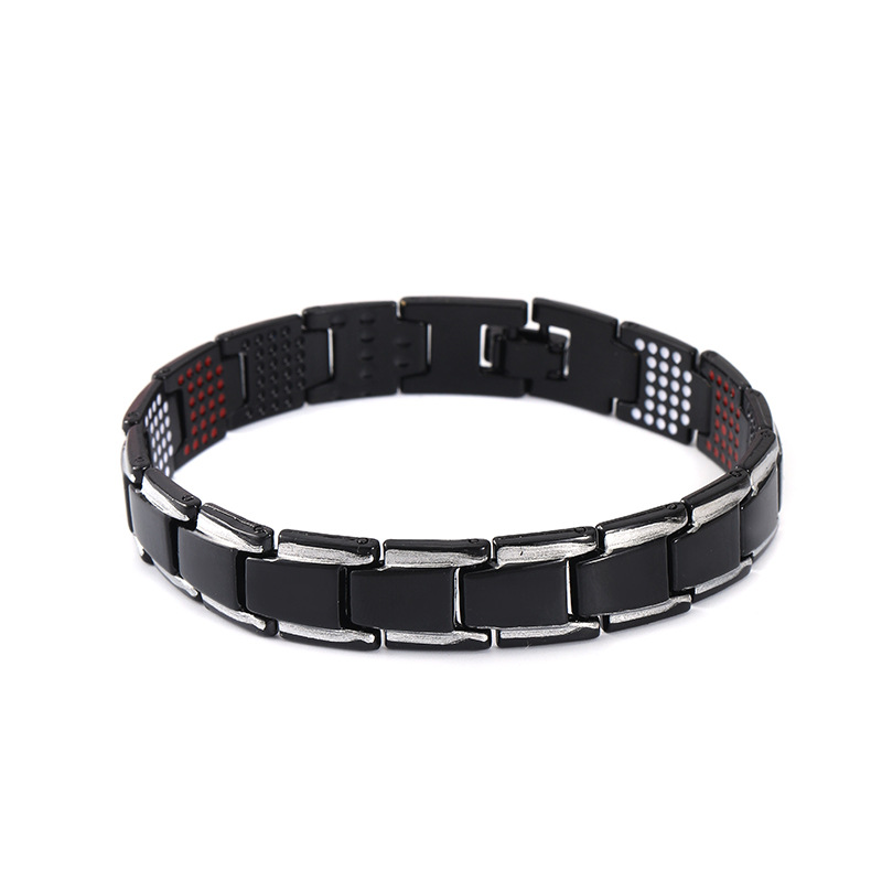 Daily Occasion Hip-Hop Geometric Zinc Alloy Plating Men's Bracelets Men's Chain Bracelets