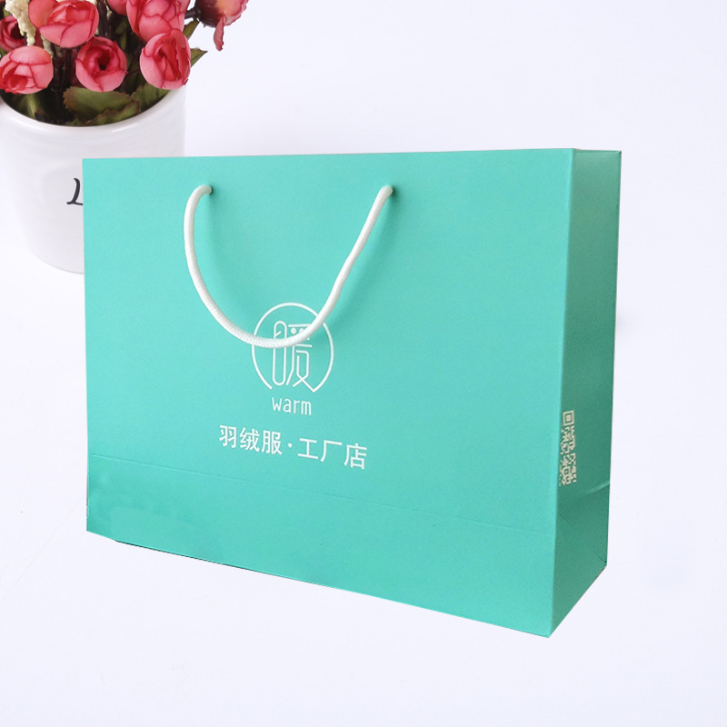 手提纸袋制作女服装店手提袋子制作牛皮纸袋制作购物袋印刷logo