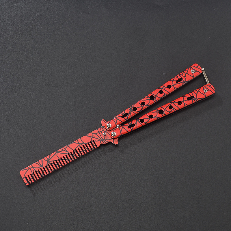 3D Fashion Net peine rojo