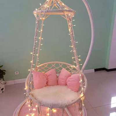 (whole country)princess Hanging basket Wicker chair Cradle Chairs Lifts The bird's nest Hammock household balcony Swing