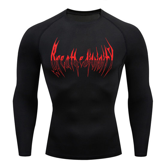 New Quick-drying Clothes Sports T-shirt Running Base Clothes Gym Training Men's Breathable Sweat-wicking Stretch Tight Clothes