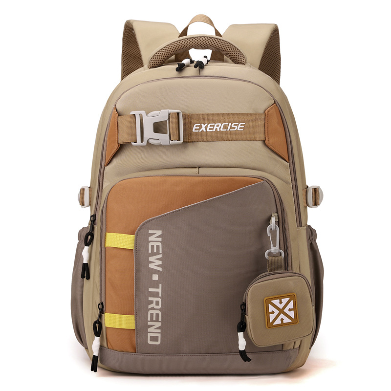 Mochila de ocio personalidad cool, gran capacidad, mochila de estilo universal, mochila de escuela secundaria, mochila de estudiantes de secundaria