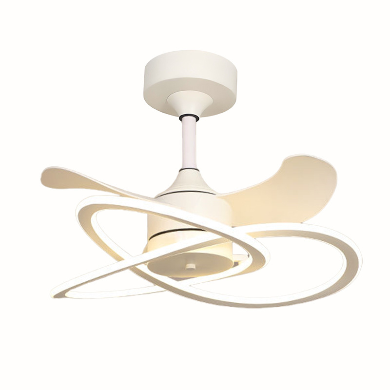 Comedor en una lámpara de ventilador moderno y simple inteligente ventilador de voz 2026 nueva lámpara de ventilador Zhongshan 703L image 5