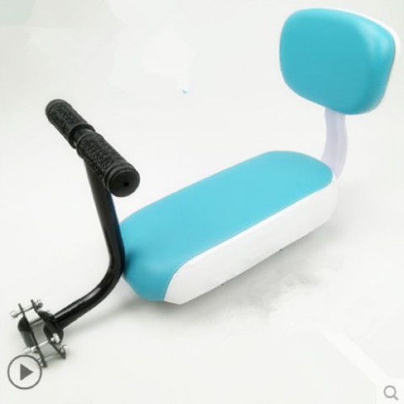 Blue thickened seat plate + back + armrest