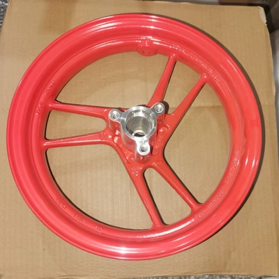 Motorcycle wheel hub, Cruiser Eagle 125 Wheel Hub - front-wheel-red