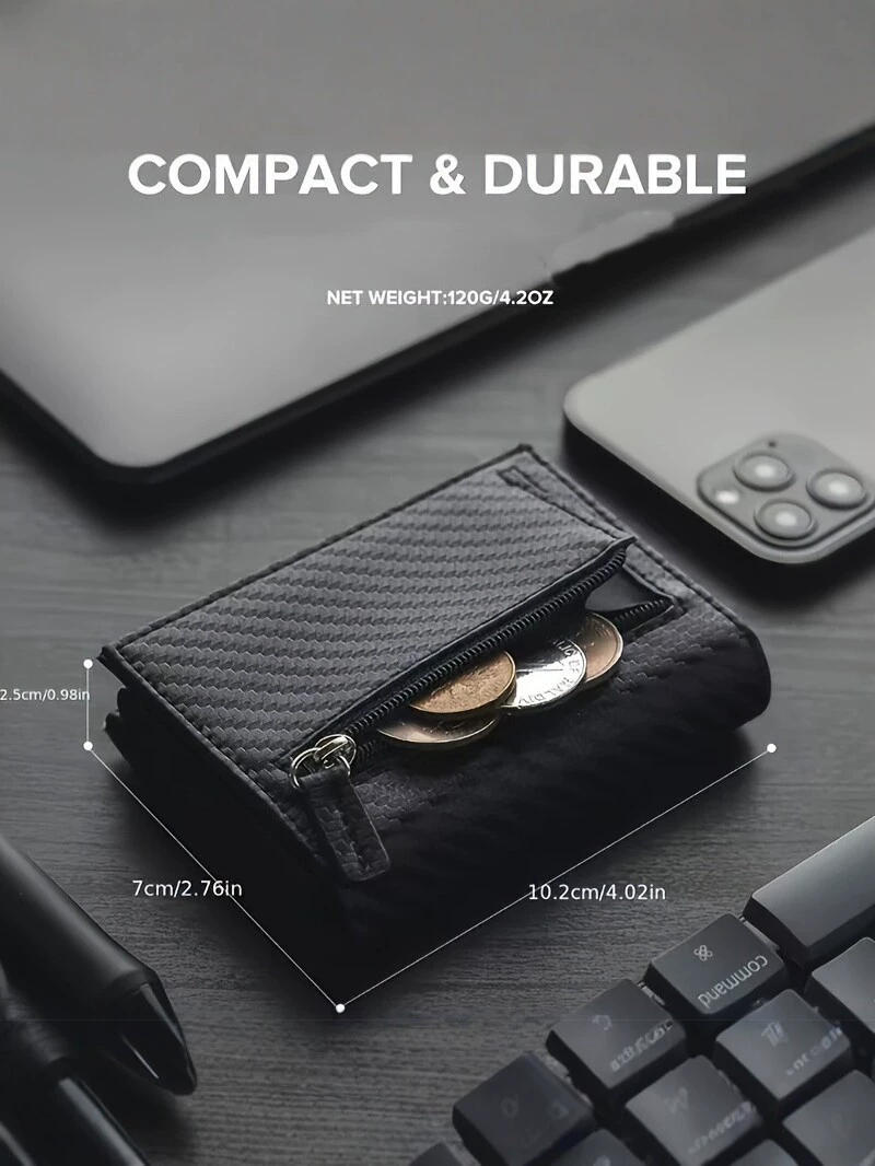 Universal wallet, short light and thin card holder with zipper