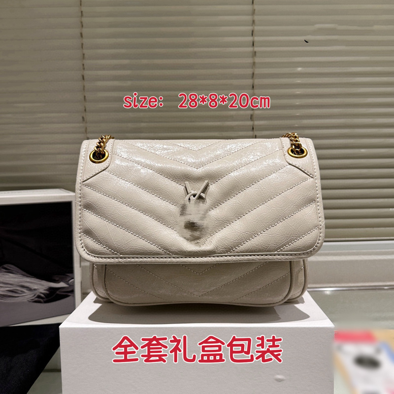 杨树林包包时尚niki斜挎包通勤邮差包大容量女包高级感手提包轻奢|undefined
