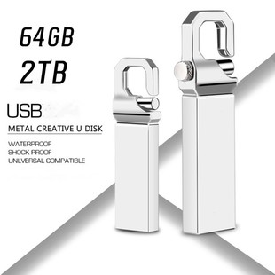 2Tbu Disk 3.0 Interface Metal U Disk Cross-Border High-Speed Usbdisk Large Capacity Mobilerive1Tb USB Flash Drive Chip