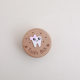 Creative Solid Wood Children's Teeth Box Round Multi-pattern Boys and Girls Fetal Hair Storage Box Growth Commemorative Collection Box