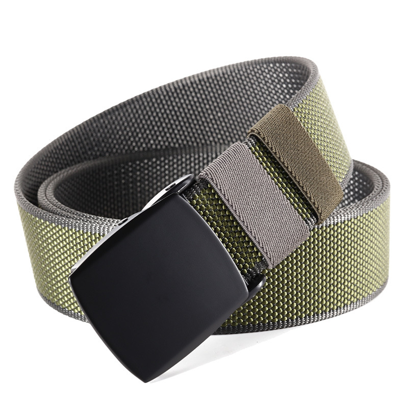 2022 nuevo cinturón de nylon de dos colores de doble cara para hombres y mujeres neutrales casuales pantalones de todos los partidos cinturón de moda juvenil al por mayor
