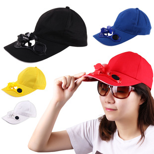 Cross-border foreign trade solar fan hat sunscreen cap duckbill cap baseball cap men's and women's sunshade hat printable LOGO