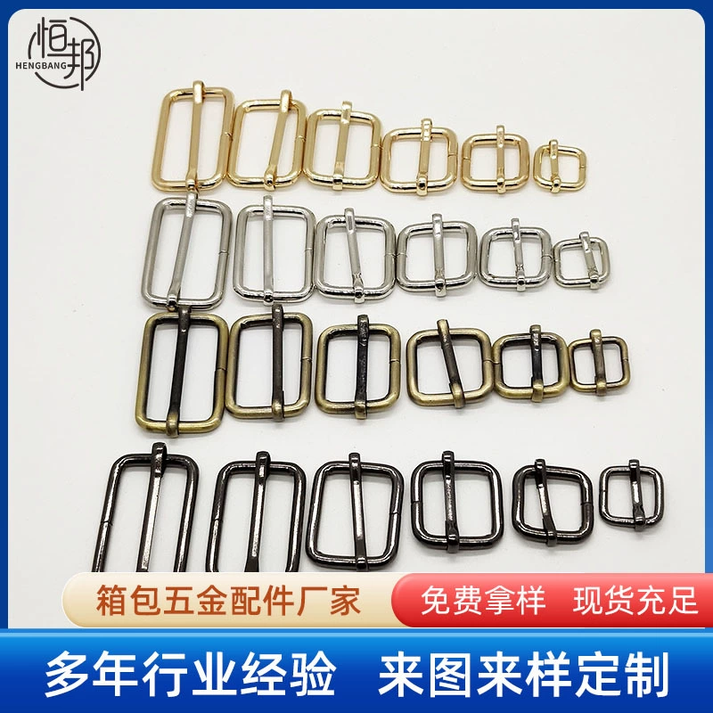На складе производители прямые поставки 3,8 линия железа тянуть сердце пряжка багажа Аппаратные аксессуары японская Пряжка плечевой ремень металлическая регулировка пряжка