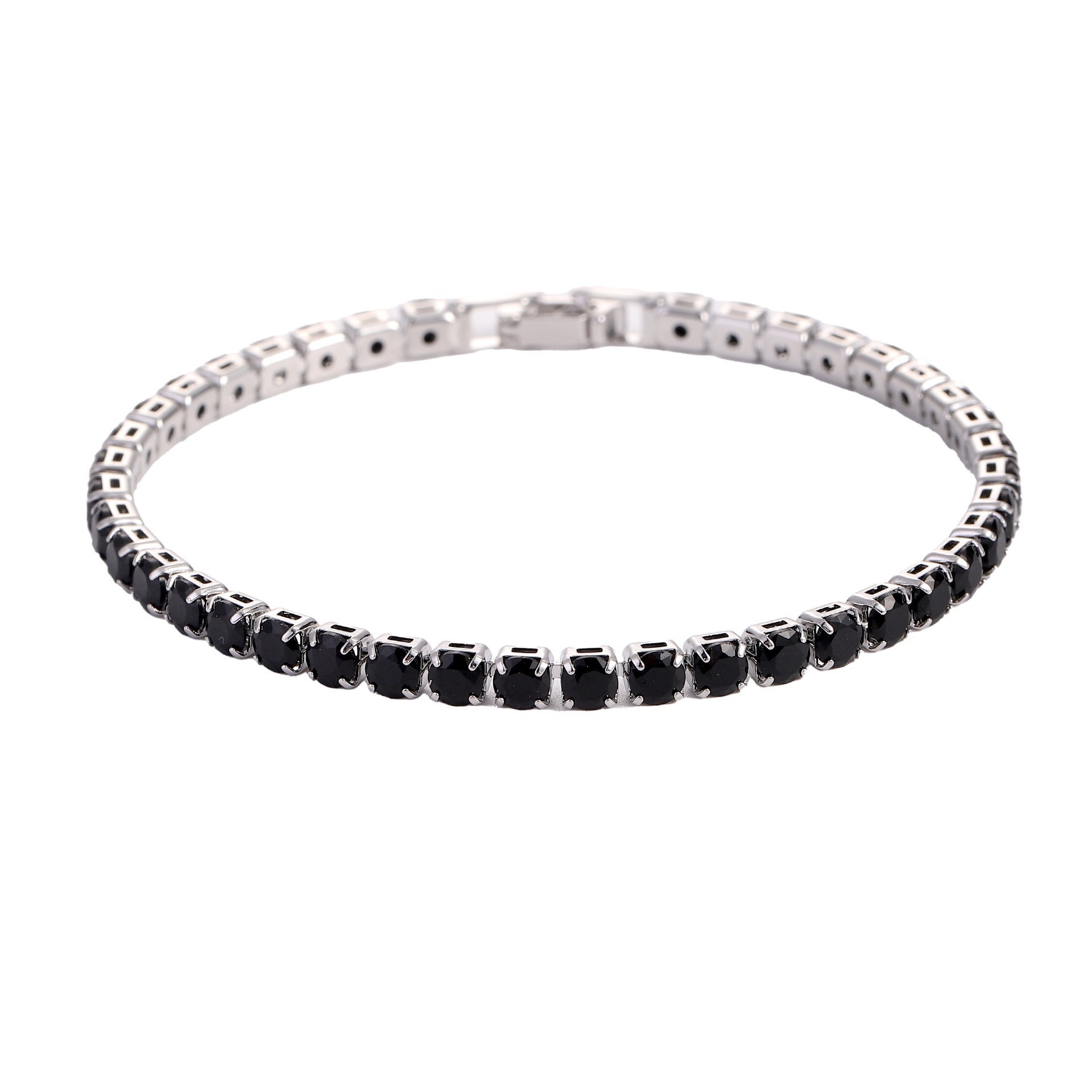 Cavigliera uomo in zircone bracciale hip hop gioiello tendenza_voghion.com