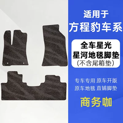 Modelə uyğun ayaqaltı — Suitable for Fangchengbao 5, Leopard 8 - titanium-3-business-style-galaxy-carpet-full-car-floor-mats