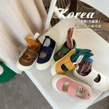 topstar小白鞋软底男童新款儿童帆布鞋女童单鞋幼儿园韩国2025春